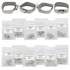 4 Pcs/Pack Orthodontic Dental 29 to 43+ Prewelded 1st Molar Buccal Tube All size