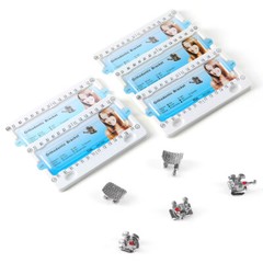 Dental Orthodontic Metal Brackets Brace mini Roth/MBT 0.022/0.018 3/3-4-5 Hooks