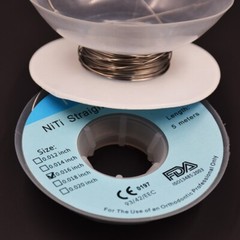 5Types Dental Arch Wire Niti Natural Form Orthodontic 5m Long Round Wire 012-020