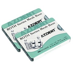 AZDENT Dental Orthodontic Brackets Brace Mini Roth 0.022 Hooks 345 Laser Mark