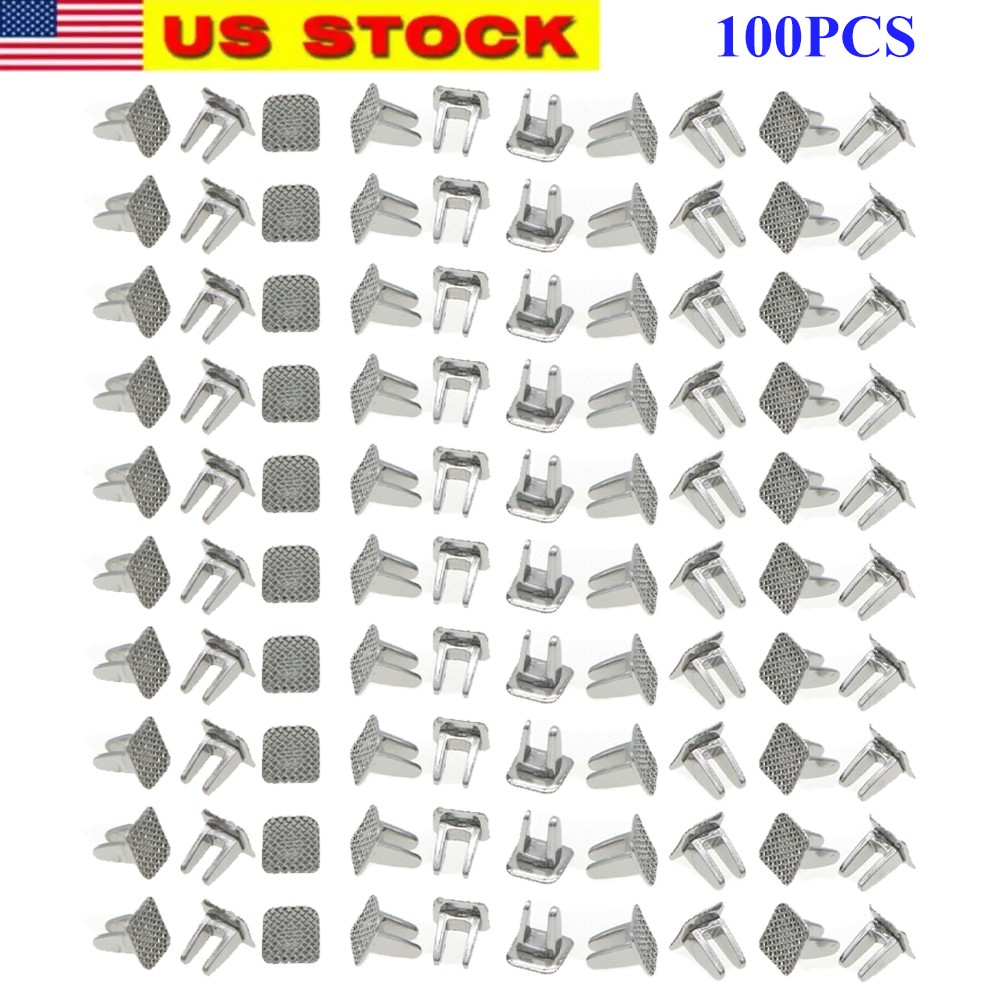 【US】100 Pcs Dental Orthodontic Bite Turbos Openner Tongue Tamers Bondable Hinge