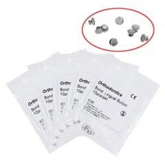 10 packs BOMAOER Dental Orthodontics Bond Lingual buttons 10pcs/pack