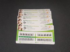 100 Sets Dental Orthodontic Metal Brackets MIM Monoblock Mini Roth 022 345 hooks