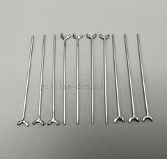 10*Dental Ball Retainer J Clasp Oblique Clasps Bars Y-Type Scheu 0.8/0.9/1.0mm