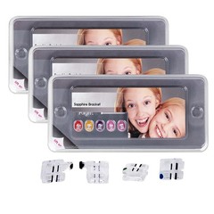 Dental Orthodontic Sapphire Clear Ceramic Braces Brackets MBT.022 Hooks 3 4 5