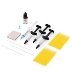 Dental Orthodontic Brackets Braces Mini Roth 022 /Light Cure Resin Adhesive Kit