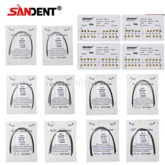 10Packs Dental Orthodontics Brackets Braces /Supper Elastic Niti Round Arch Wire
