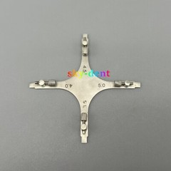 Dental Orthodontic Bracket Positioner Bracket Placement Gauge Locator Instrument