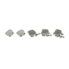 Dental Orthodontic Brackets Metal Braces MIM Mini Roth MBT 0.018 345 Hooks 5-5