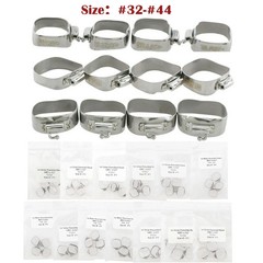 4 Pcs/Pack Orthodontic Dental 29 to 43+ Prewelded 1st Molar Buccal Tube All size