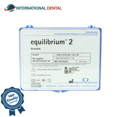 Dental Dentaurum MBT Equilibrium 2 Brackets Kit Orthodontic 20pcs Nickel Free