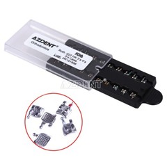 AZDENT Dental Orthodontic Brackets Braces Metal Mini Roth/MBT.022 Hook 3 4 5 USA