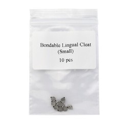 100 Dental Orthodontic Crimpable Lingual Botton Split Stops Traction Hook Eyelet