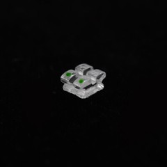 20pcs Dental Ortho Monocrystalline Sapphire Ceramic Clear Bracket MBT/ROTH 0.22