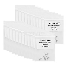 ETERFANT Dental Lingual Buttons Round/Rectangular/Lingual Button Chains Bondable