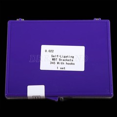 Dental OrthoSelf-ligating Metal Brackets Mini MBT 022″ 3,4,5with movable hook