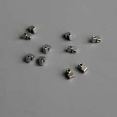 10 Pcs/Pack Dental Spiral Orthodontic Stainless Steel Crimpable Hooks Cross Tube
