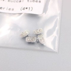4-400pcs Dental Orthodontic Buccal Tubes Molar Bracket Roth MBT 1st/2nd Bondable