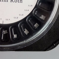 50 Bags Class One Dental Orthodontic Ceramic Brackets Slot 0.22 3-4-5 Hooks Roth