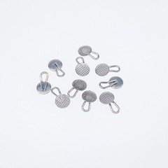 100 Pcs Dental Orthodontic Caplin Hook Traction Hook 3mm Diameter Round Bondable