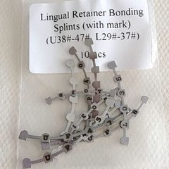 Dental Orthodontic Lingual Retainer Bonding Splits Mark/Universal Upper Lower