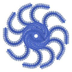 1-10 Packs Dent Orthodontic Separator Tie Blue Color Spacer S type dentists AD