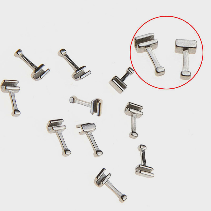 Dental Orthodontic Ortho Crimpable Hook Long Type Free Shipping 1/5/10 Bags