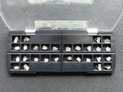 28Pcs Dental Orthodontic Metal Lingual Brackets Brace Buccal Tubes 28pcs/set