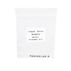 10PCS Dental Orthodontic Lingual Buttons Bondable round/rectangular Mesh Base