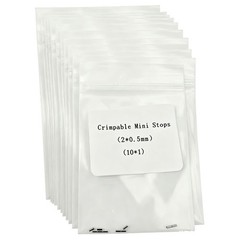 Dental Ortho Crimpable Mini Stops 0.8/0.5mm Crimpable Hooks Round Wires 10pcs/pc