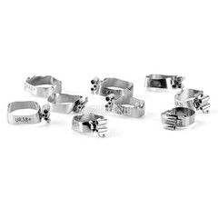 AZDENT Dental Orthodontic Bands with Buccal Tube 1st Molar Roth .022 35#-40#+