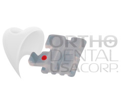 Brackets Ceramic hook 3,4,5 lines on base 20 pcs USA Seller Orthodentalusa Corp
