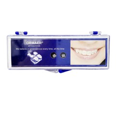 Dental ORMAER Orthodontic Ceramic Brackets Dental MBT Roth 022/018 3/345 Hooks