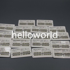 Dental Orthodontic Bracket Brace Mini Standard Edgewise Roth MBT 018 022 Hook