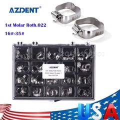 Dental Orthodontic Buccal Tube 1st Molar Roth 022 Band Bracket Brace 16#-35#