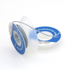 Dental Orthodontic Archwire Sleeve Elastic Protective Tube Arch Wire 0.030 Grey