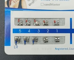 50Set Dental Orthodontic MIM Monoblock Brackets Mini Roth/MBT/Edgewise 022 345