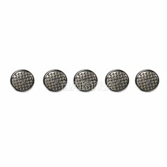 50 piezas Botones linguales de ortodoncia dental monobloque redonda adherible