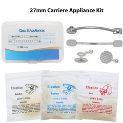 Orthodontic Class II Appliance Kit Corrector Carriere Bondable Rubber Bands
