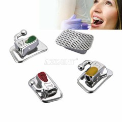 Dental Orthodontic Buccal Tubes Bondable 1ST/2ND Roth/MBT No-conv MIM Mesh Base