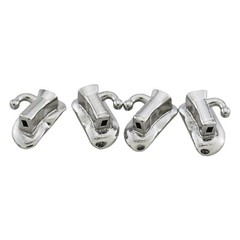 Dental Buccal Tubes Orthodontic 1st Molar Brackets MINI Roth 022 Laser Marked