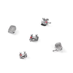 AZDENT Dental Orthodontic Metal Brackets Brace Mini Roth/MBT 018/022 Hooks 3/345
