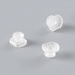 10 Pcs/Bag Orthodontic Dental Rectangular Ceramic Lingual Button Base Transparen