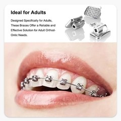 Dental Orthodontic Buccal Tubes 1st Molar Roth / MBT 022 Single Bondable 80Pcs