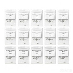 10 Pieces Bondable Sliding Crimpable Hook Long Curved 10Pcs pack Left Right