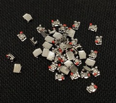 100 Pcs Dental Orthodontic Metal Brackets Mini Roth 022 345 Hooks Braces In Bulk
