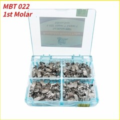 50Sets Dental Orthodontic Buccal Tube 1st Molar MBT 0.022 Single Mesh Base U1L1