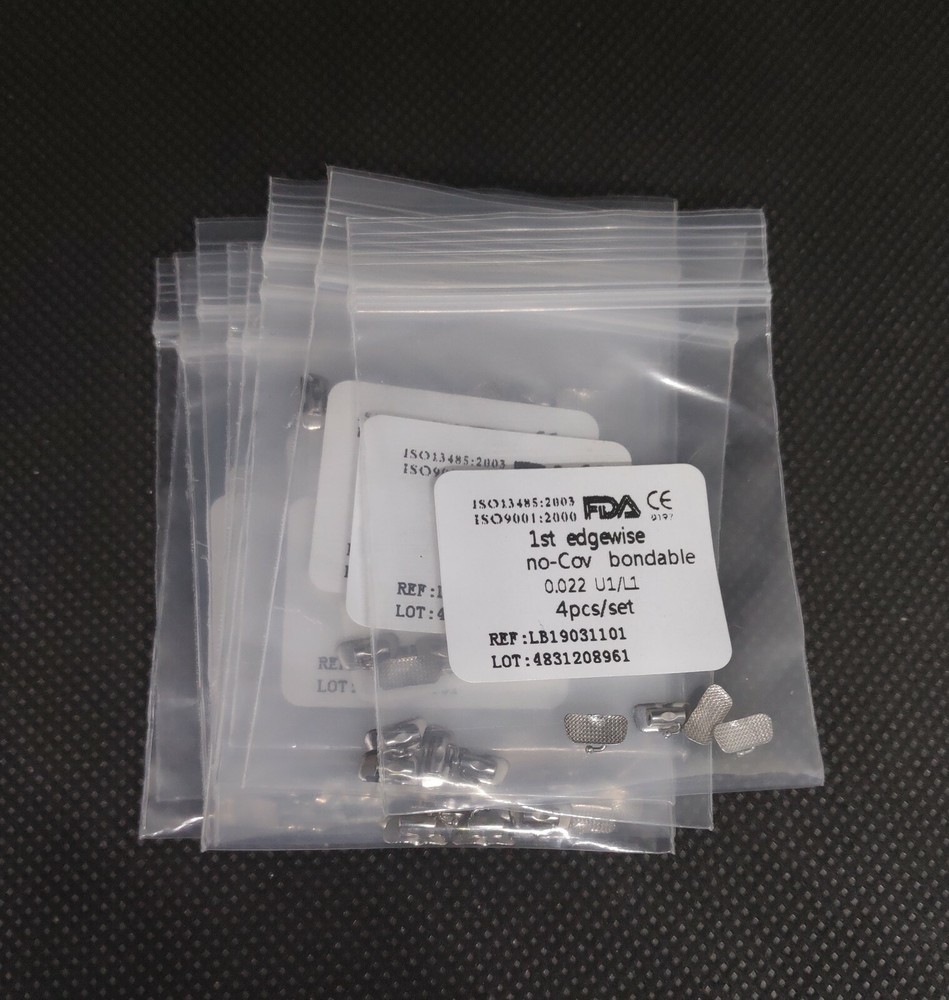 30Packs Dental Buccal Tube 1st Edgewise .022 Molar Bondable No-cov Orthodontic