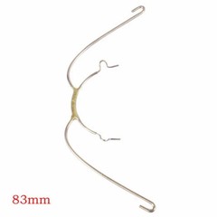 Dental Orthodontic Stainless Steel Hook 6 Sizes Extraoral Face Bow With Cuspid