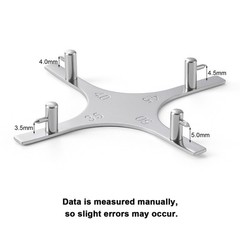Dental Orthodontic Bracket Stainless Steel Positioner Placement Gauge Instrument